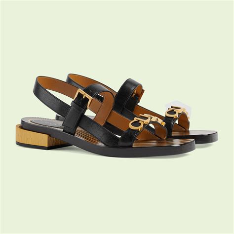 black gucci sandals women.